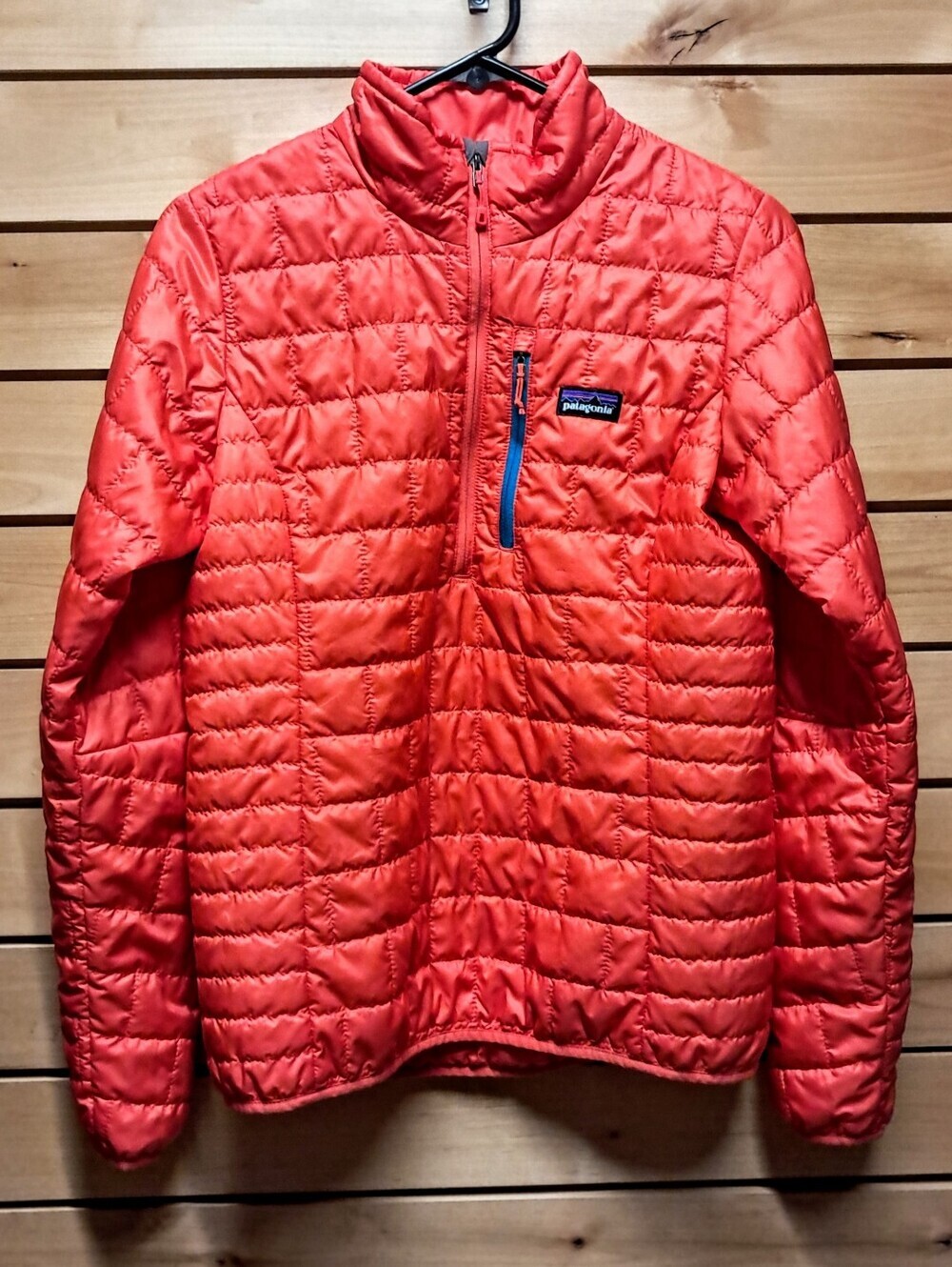 Patagonia Nano Puff Pullover Half Zip Quilted Puffer Jacket Size S